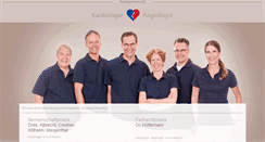 Desktop Screenshot of kardiologie-angiologie.de