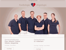 Tablet Screenshot of kardiologie-angiologie.de